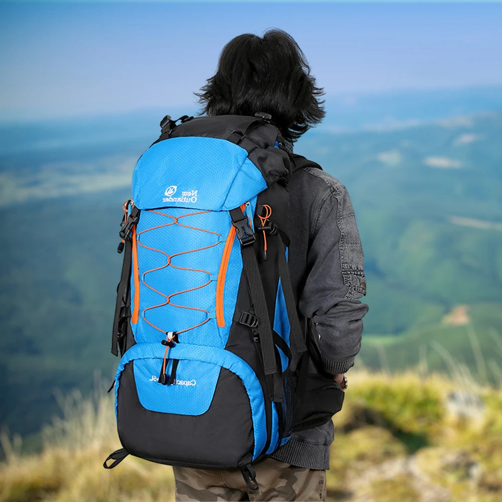 Zaino Trekking Impermeabile WESTTUNE 65 Litri Campeggio Outdoor Capacità Massima