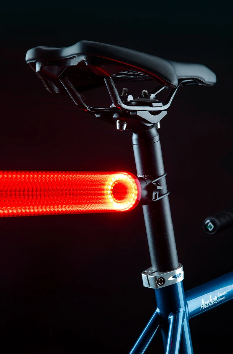 ROCKBROS Fanale Posteriore Per Bicicletta Intelligente Ricaricabile Tipo C Impermeabile IPX7 Per Guida Notturna