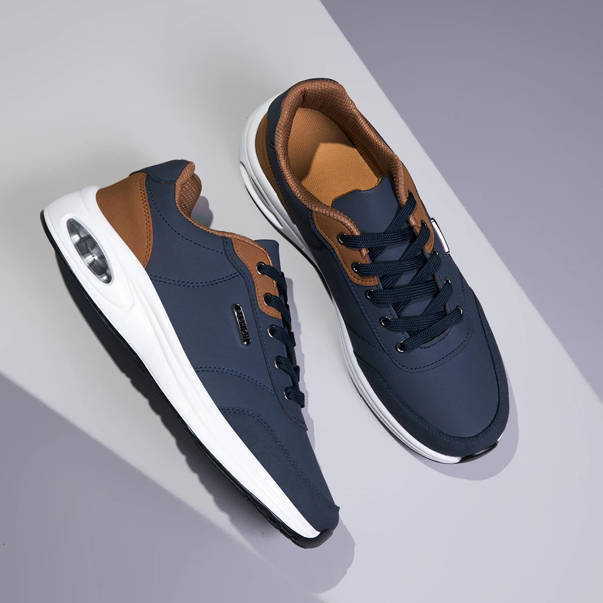 Scarpe Nuove Uomo Primavera Autunno Impermeabili Ammortizzazione Antiscivolo Scarpe Sportive In Pelle Da Tennis