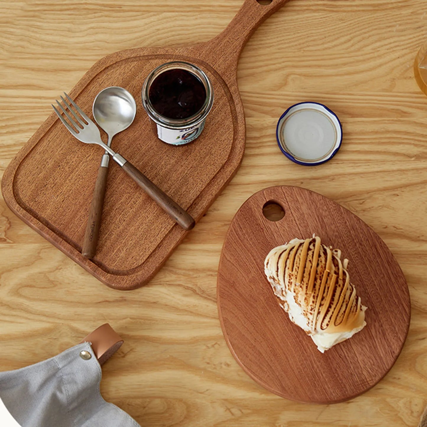 Tagliere In Legno Intagliato Rotondo Per Frutta E Bistecche Piatto Da Pranzo Per Bambini