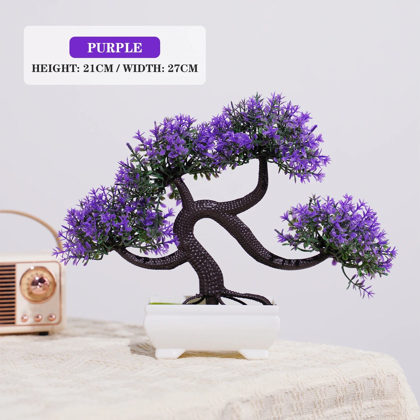 Piante Artificiali Bonsai Piccolo in Vaso Decorazioni per Casa Hotel Giardino Tavolo Fiore Finto