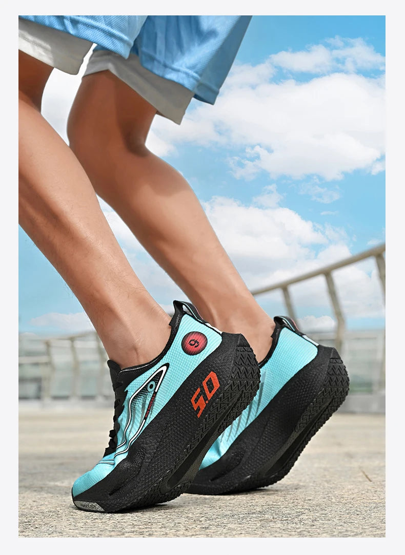 Scarpe Da Corsa Sportive Unisex Traspiranti Comfort Outdoor Nero Taglia 10 Per Uomo E Donna