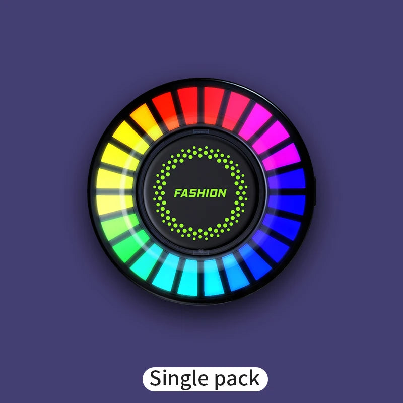 Luci ritmiche musicali Deodorante per ambienti Led Atmosfera per auto Controllo del suono Ritmo vocale Lampada pickup ambientale per auto Decorazione creativa