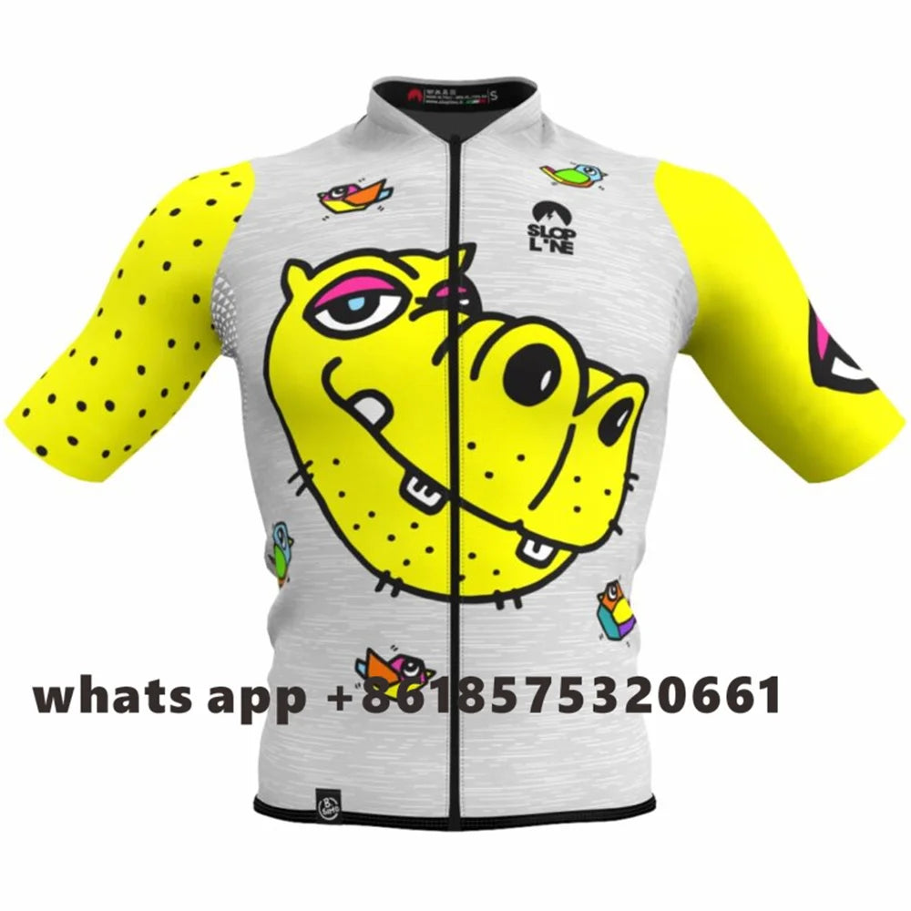 Maglia Da Ciclismo Pro Team Estate Uomo Manica Corta Per Downhill MTB Traspirante Asciugatura Rapida Tasche