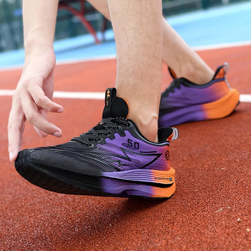 Sneakers Casual Di Lusso Da Uomo Traspiranti Scarpe Da Corsa Mocassini Alla Moda Comode Per Gara Con Aumento Di Altezza