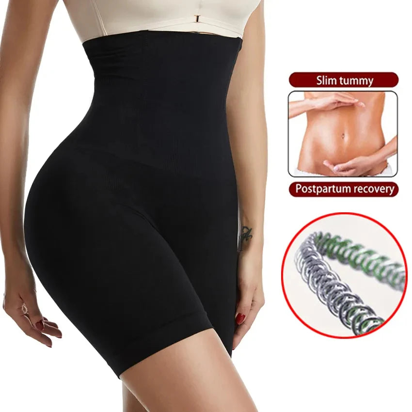 Pantaloni Modellanti Vita Alta Per Donne Glutei Dopo Parto Sollevamento Corpo Pantaloncini Slim Allenatore In Vita