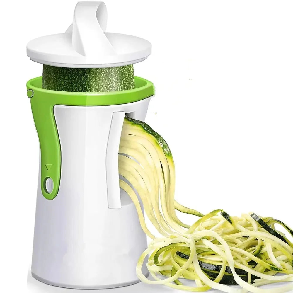 Affettaverdure a Spirale Professionale, Taglia Verdure Multifunzione per Pasta di Zucchine, Spaghetti e Noodle