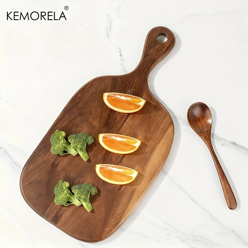 Tagliere In Legno Con Manico Sicuro Per Alimenti Per Carne Pesce Formaggio Frutta Pizza Utensili Da Cucina Eleganti