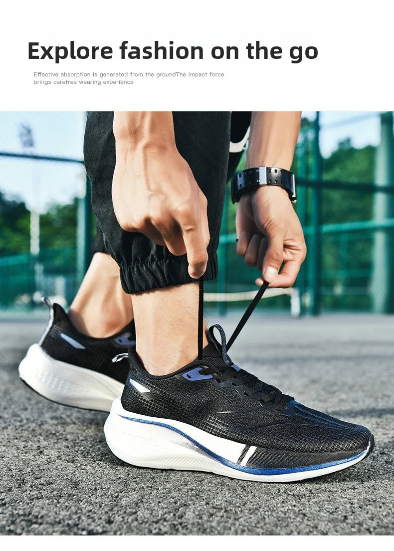 Scarpe da Corsa Sound Friction Rabbit 7PR con Piastra in Carbonio Traspiranti Leggere Sneakers Casual Unisex