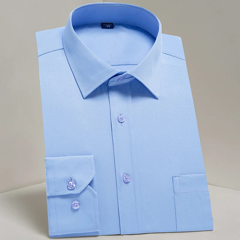 Camicie Da Uomo Eleganti Payel Semi Formale A Maniche Lunghe Con Abbottonatura E Cuciture A Contrasto