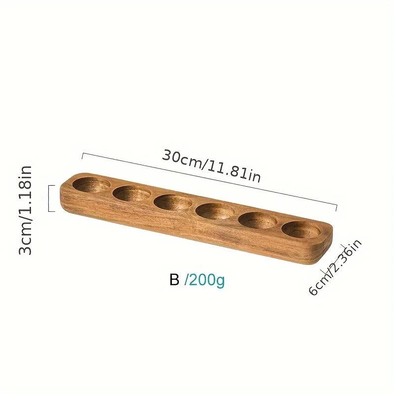 KEMORELA Scatola Portauova In Legno Multiscomparto Per Uova Fresche Perfetta Per Cucinare Al Forno