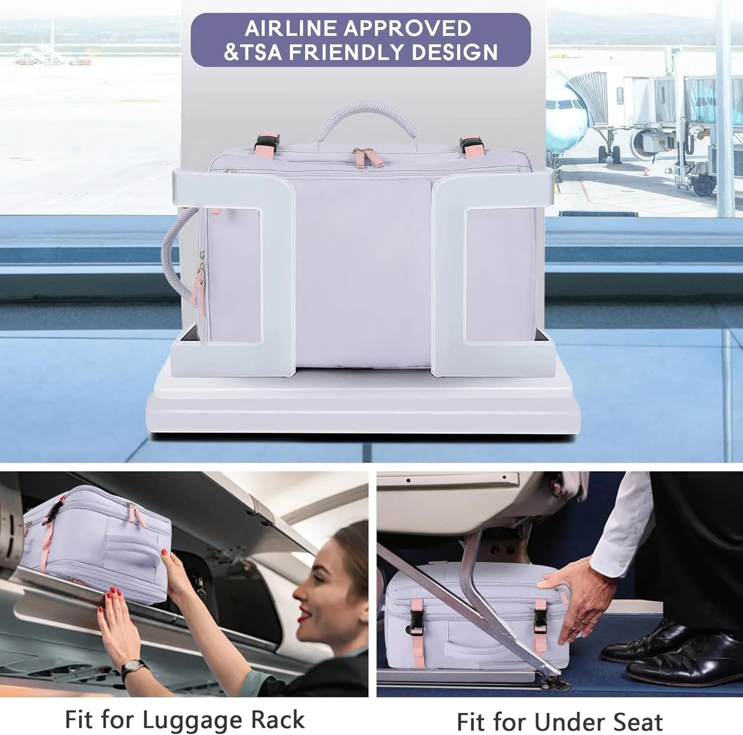 Zaino Da Viaggio Unisex Per Laptop Da 15 Pollici Grande Capacità 36 55 Litri Per Oggetti Personali