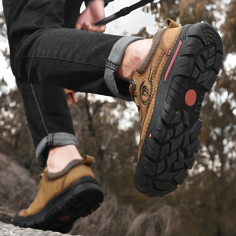 Scarpe Da Trekking Da Campeggio In Vera Pelle Uomo Scarpe Da Ginnastica Sportive Da Uomo Per Tempo Libero