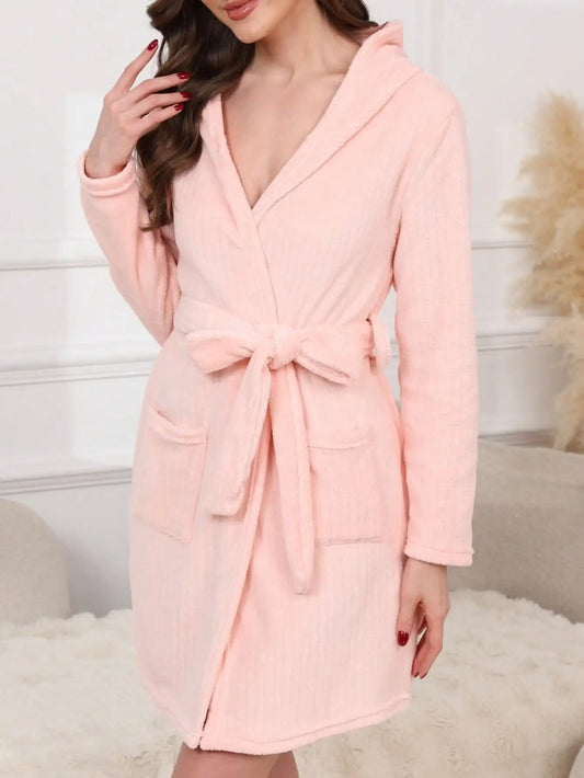 Cardigan A Righe Da Donna Con Camicia Da Notte Con Cintura E Abito Da Casa Per Primavera Autunno Inverno
