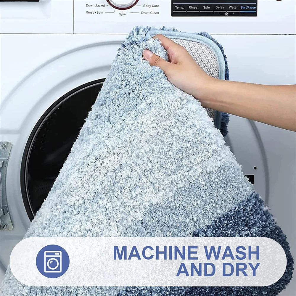 Kitinjoy Tappeto Da Bagno Di Lusso In Microfibra Assorbente Antiscivolo Peluche Morbido Per Doccia E Pavimento
