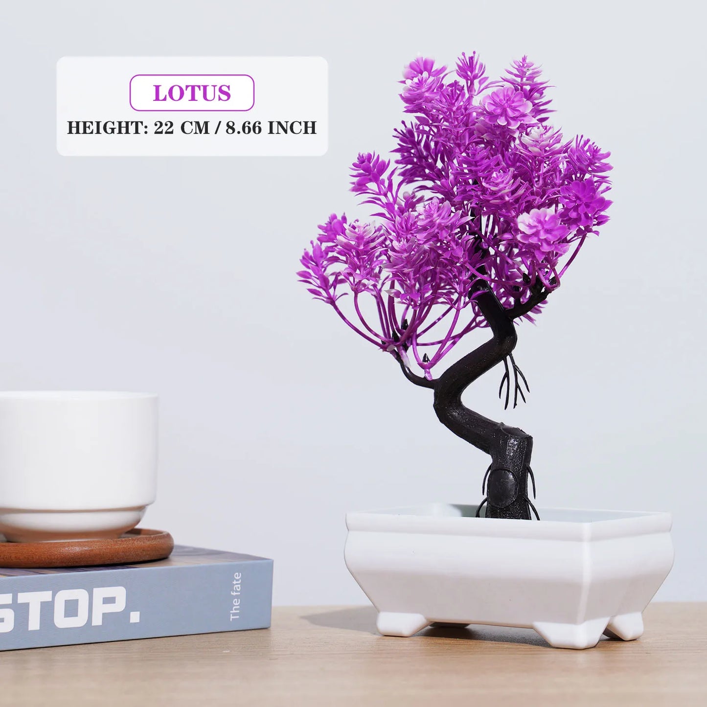 Piante Artificiali Bonsai Piccolo in Vaso Decorazioni per Casa Hotel Giardino Tavolo Fiore Finto