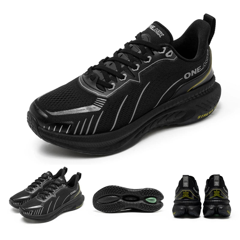 Onemix Scarpe Da Corsa Ammortizzate Da Donna Autunno Inverno Antiscivolo Con Lacci Per Corsa Intensa Danza