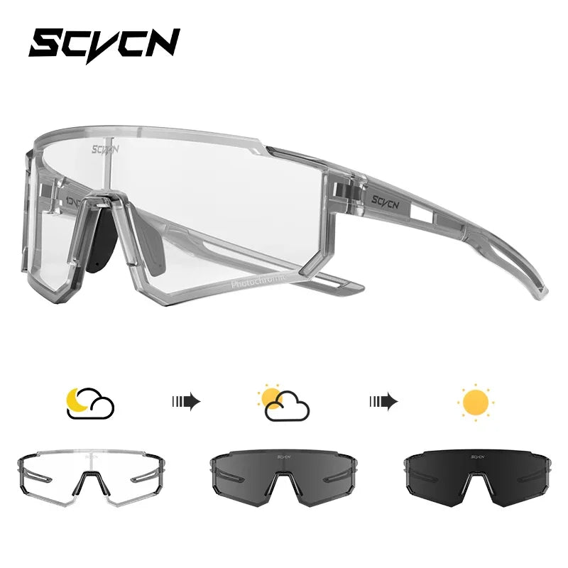 SCVCN Occhiali Da Sole UV400 Viola Montatura Street Fashion Y2K Per Donne E Uomini Ciclismo MTB