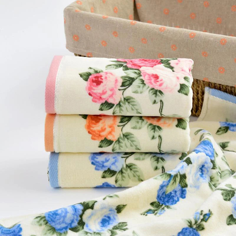Asciugamani Morbidi con Stampa di Fiori di Peonia, Asciugamani da Bagno ad Asciugatura Rapida, Panni per il Viso, Tessili per la Casa, Forniture per Hotel 2026Nuovo