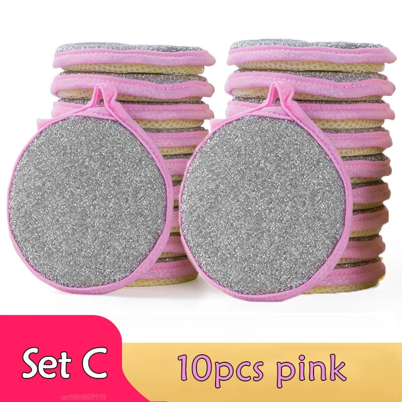 Set Spugne Doppio Lato Per Lavare I Piatti 5 10 20 Pezzi Spugne Cucina Per Pulizia Della Casa Utensili Da Cucina