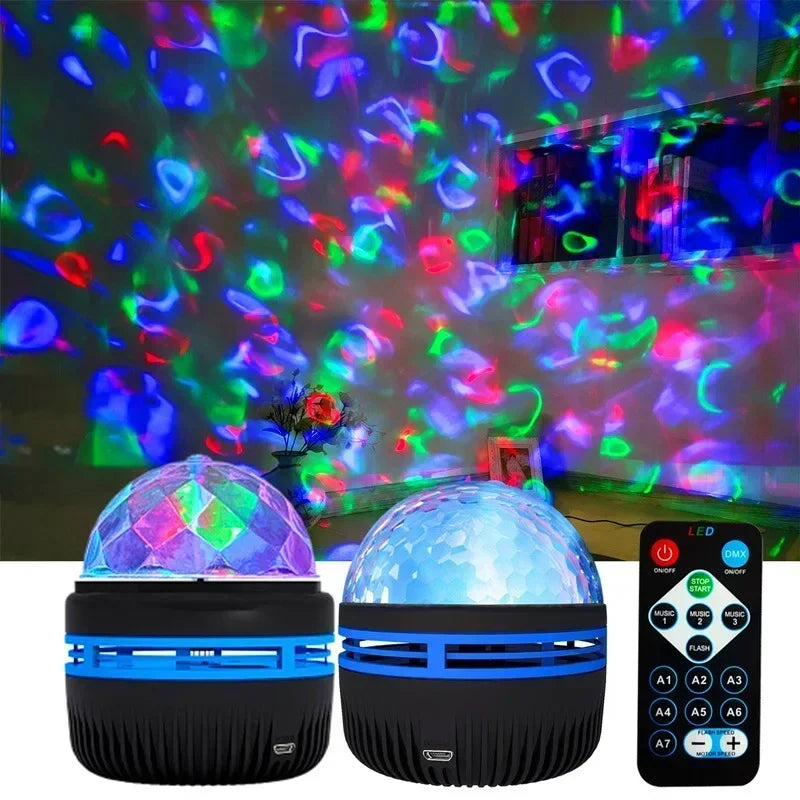 Proiettore USB Aurora Galassia Luce Notturna Telecomando Rotante per Compleanni Matrimonio Natale Decorazioni Feste