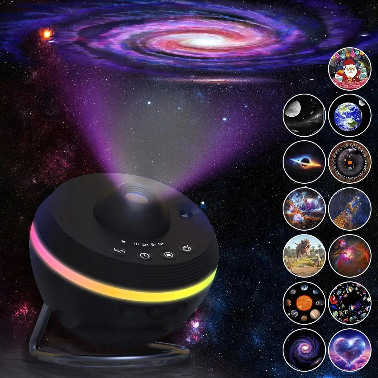 Lampada Notturna Proiettore Galaxy Meteor 360 Gradi Rotante E Stellare 4K HD Per Decorazione Stanza Bambini Adulti