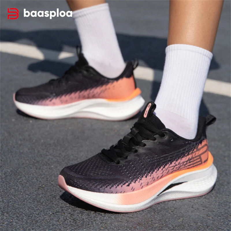 Scarpe Da Corsa Professionali Da Donna Con Piastra In Carbonio Antiscivolo Traspiranti Per Esterni Leggere Stabilizzanti
