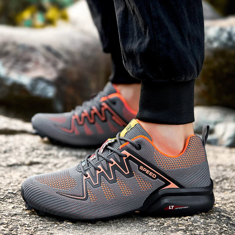 Scarpe Da Ciclismo MTB Traspiranti Uomo Scarpe Da Bicicletta Leggere Per Trekking All'Aperto E Equitazione