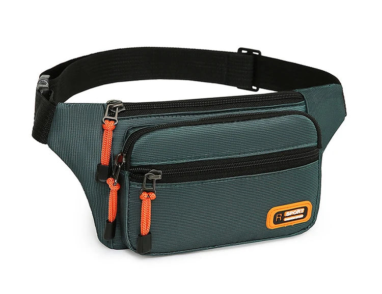 Marsupio da Uomo Impermeabile Unisex Borsa a Tracolla per Corsa e Attività Leggero e Resistente
