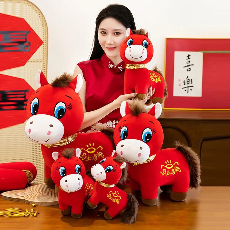 Mascotte Creativa Del Cavallo Anno Nuovo Con Faccia Piangente Decorazione Da Scrivania Regalo Per San Valentino Novità