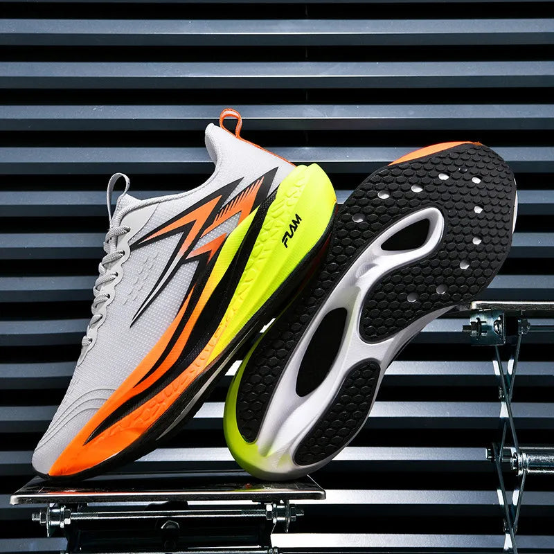 Scarpe Da Corsa Maratona Traspiranti Leggere Con Piastra Carbonio Antiscivolo Sneakers Atletiche Uomo Donna