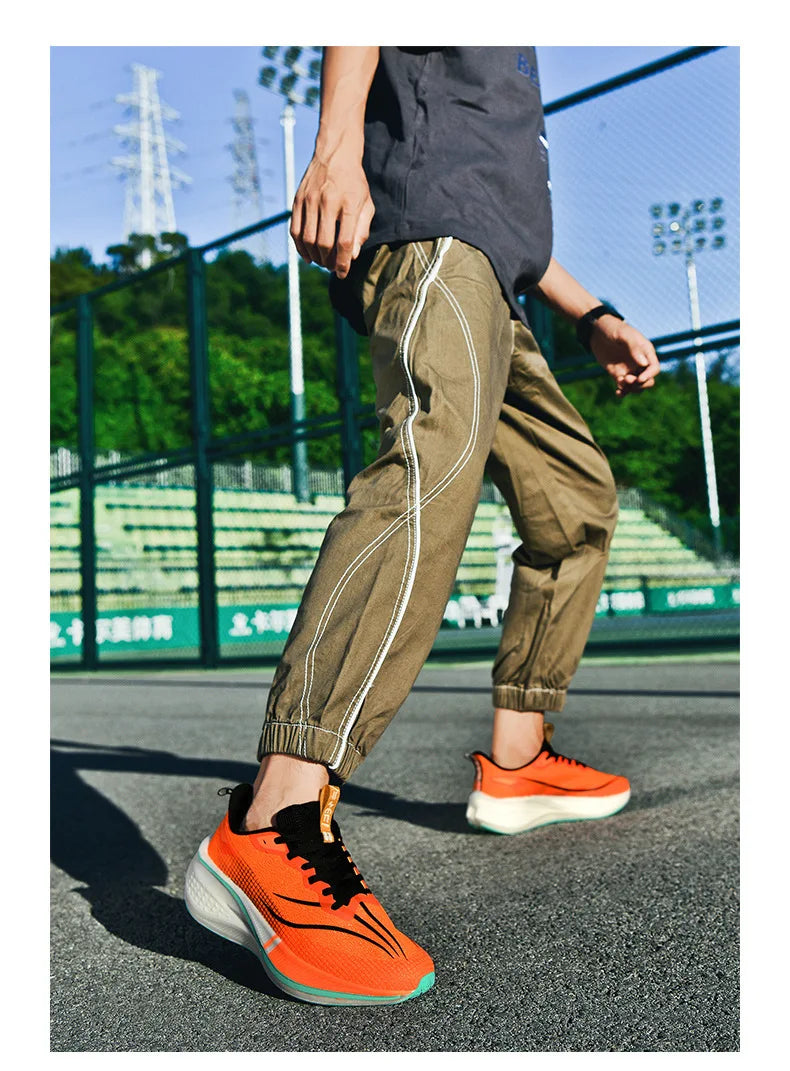Scarpe da Corsa Sound Friction Rabbit 7PR con Piastra in Carbonio Traspiranti Leggere Sneakers Casual Unisex