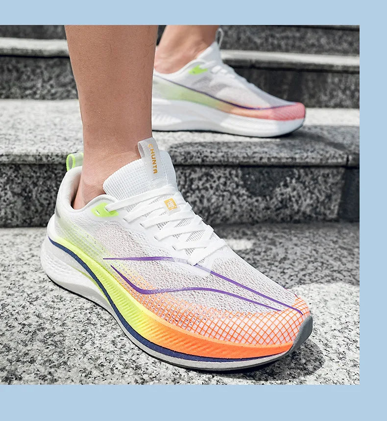 Scarpe Da Corsa Ultra Leggere E Traspiranti Con Piastra In Carbonio Per Uomo E Donna Da Competizione Comode Elastiche