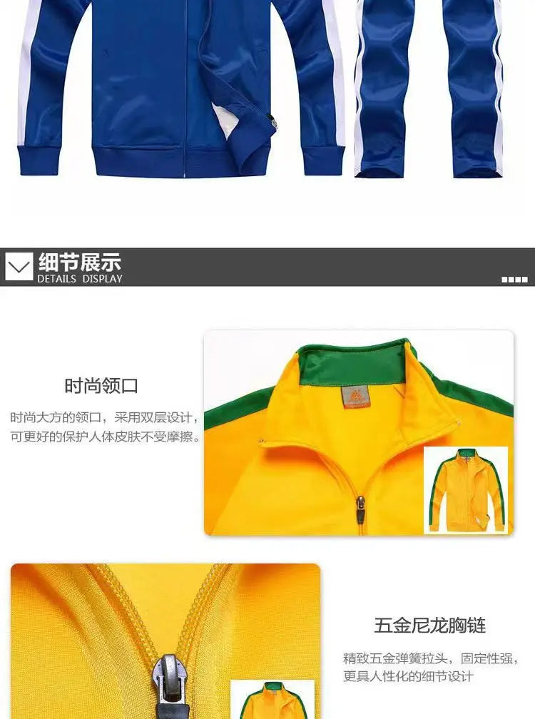 Set Tuta Da Uomo 2 Pezzi Giacca E Pantaloni Abbigliamento Sportivo Allenamento Autunno Inverno Primavera
