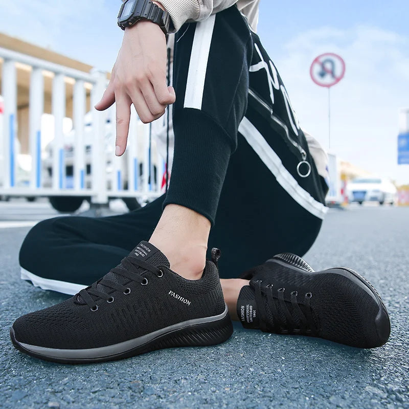 Scarpe Da Corsa Da Uomo Leggere Traspiranti Sneakers Sportive Per Jogging E Passeggio In Mesh Con Lacci Comode