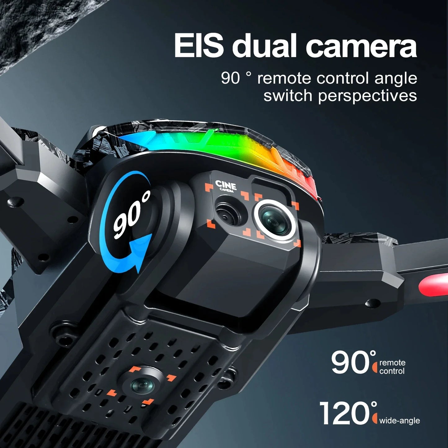 Drone Professionale 4K S160 Con Doppia Fotocamera FPV WIFI Evitamento Ostacoli Controllo Remoto RC