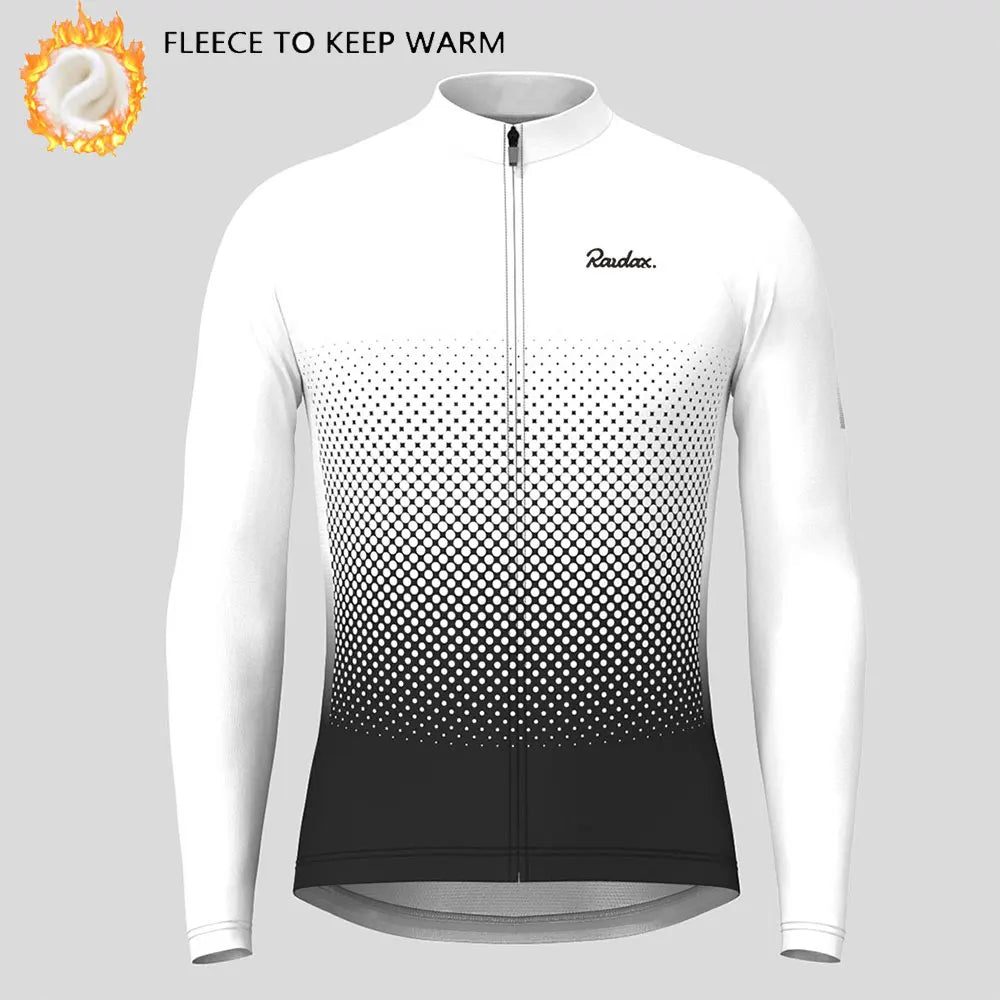 Raudax Abbigliamento Ciclismo Invernale Pile Termico Maglie Da Ciclismo A Maniche Lunghe Calde Giacche Da Bicicletta MTB