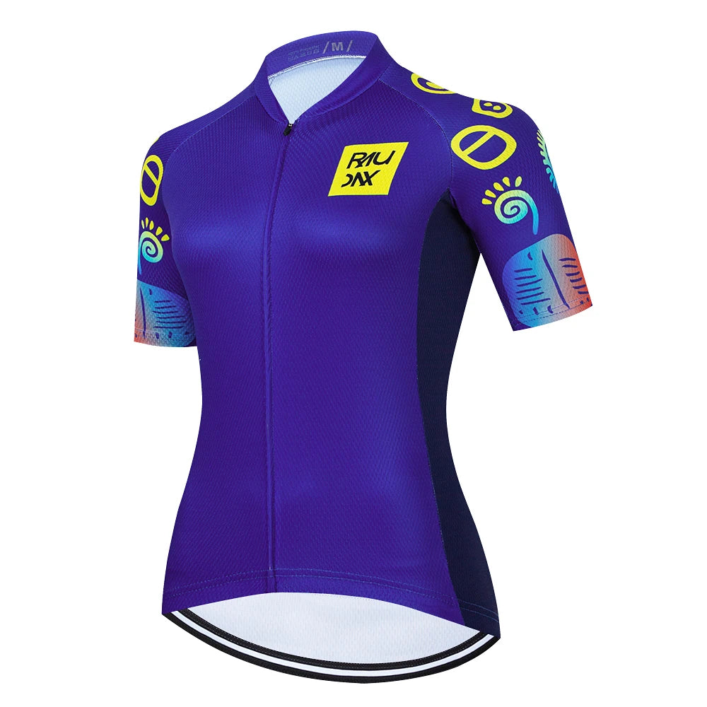 Maglie Ciclismo Donna Raudax 2026 Estive Traspiranti Abbigliamento MTB Maniche Corte Con Tasche