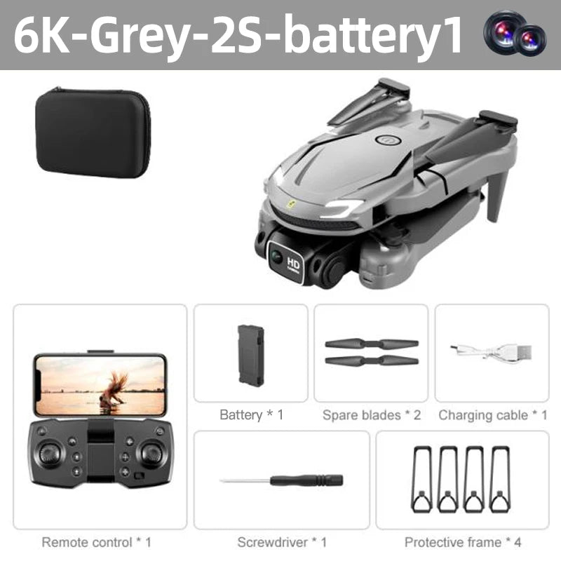 Nuovo Mini Drone V88 5G 8K 4K HD Fotografia Aerea Pieghevole Telecomandato Quadricottero Giocattolo Regalo 2026