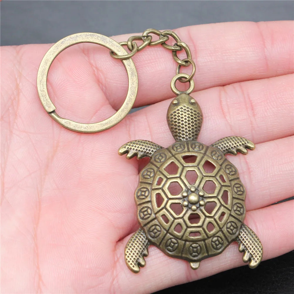 Portachiavi Tema Animali Marino Conchiglia Tartaruga Marina Cavalluccio Marino Polpo Calamari Stella Marina Sirena Regalo
