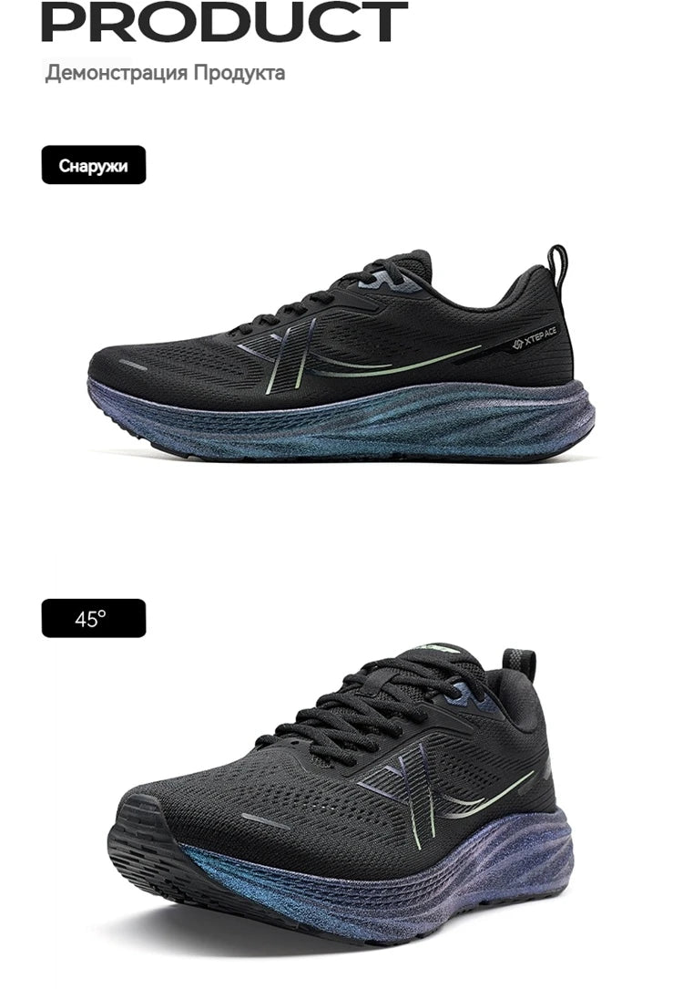 Xtep Pioneer Scarpe Da Corsa Uomo Largo 2025 Ammortizzazione Esterni Sneaker Leggera Resistente All Usura 875119110010