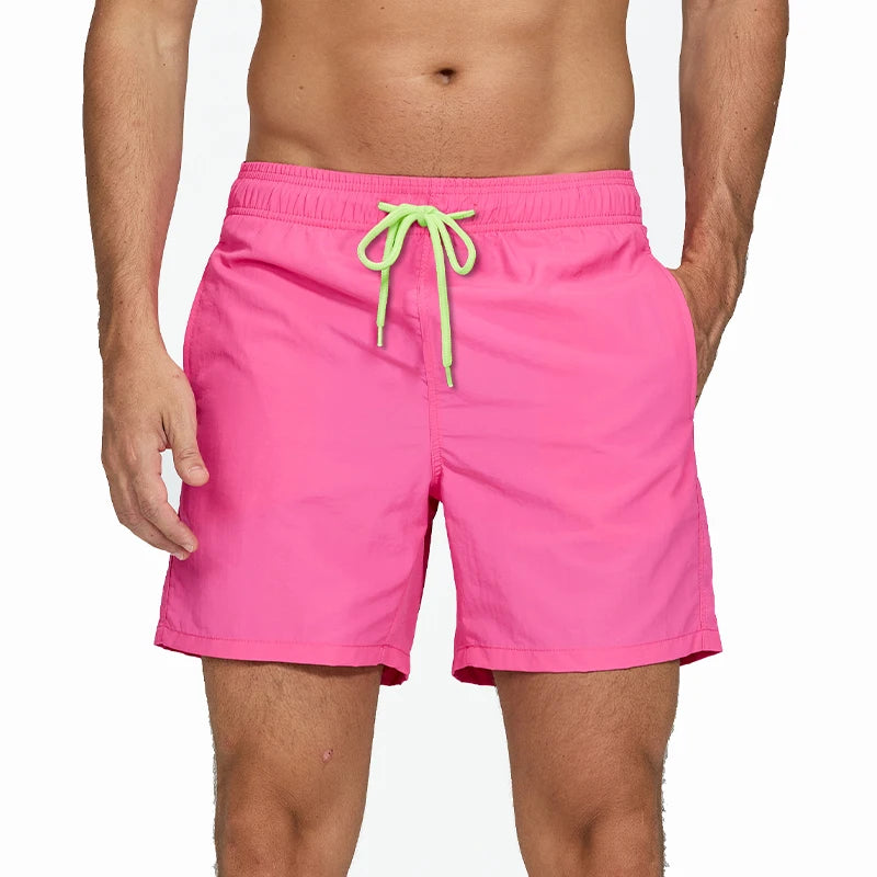 Escatch Pantaloncini Da Uomo Estivi Con Fodera In Rete Traspirante Ad Asciugatura Rapida Per Palestra Spiaggia Nylon