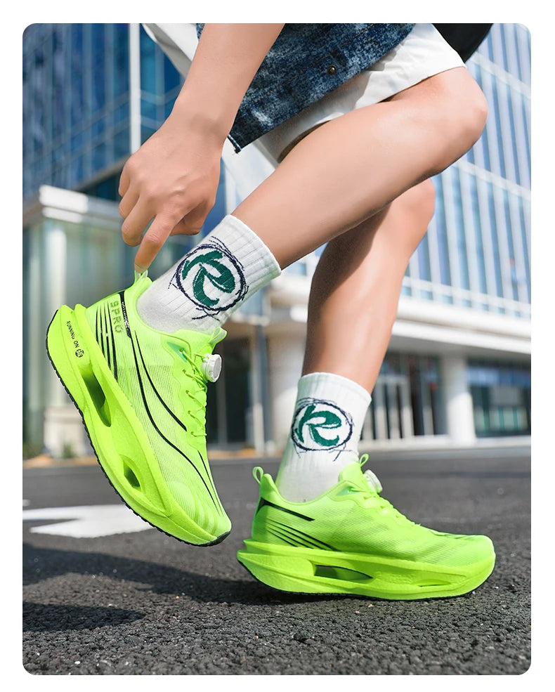 Nuove Scarpe Da Corsa Con Piastra In Carbonio Per Maratona Traspiranti E Leggere Per Uomo E Donna Comode E Antiscivolo