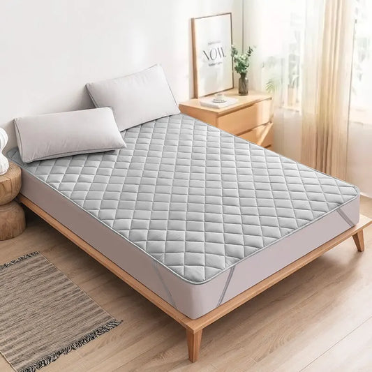 Coprimaterasso Lavabile Con Elastico Traspirante Sottile E Facile Da Pulire Per Letto Matrimoniale E Singolo