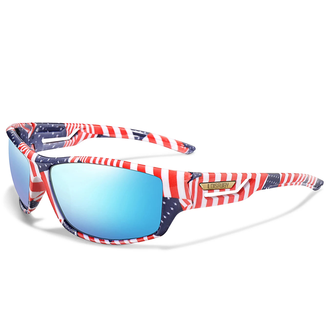 LOISRUBY Occhiali Da Sole Polarizzati Da Pesca Uomo Camouflage Guida Sport All Aperto Ciclismo E Corsa UV400 Attrezzatura