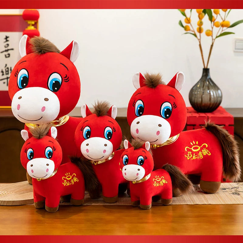Mascotte Creativa Del Cavallo Anno Nuovo Con Faccia Piangente Decorazione Da Scrivania Regalo Per San Valentino Novità