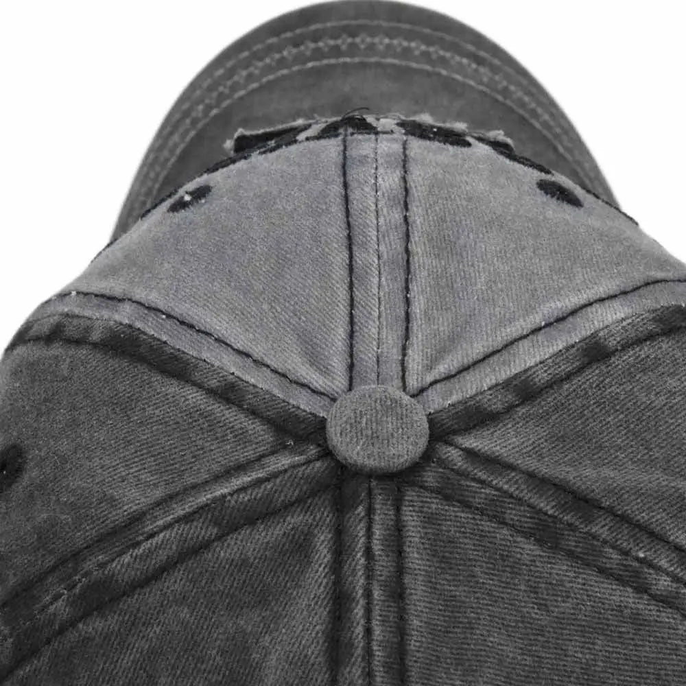 Cappelli Da Baseball Regolabili Con Ricamo Di Lettere Hip Hop In Denim Estivi Da Sport All Aperto Unisex