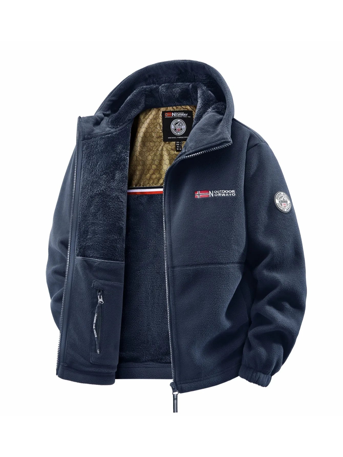 Giacca Con Cappuccio Da Uomo Per Esterno Autunno Inverno Versatile Abbigliamento Streetwear Per Viaggi Pendolarismo