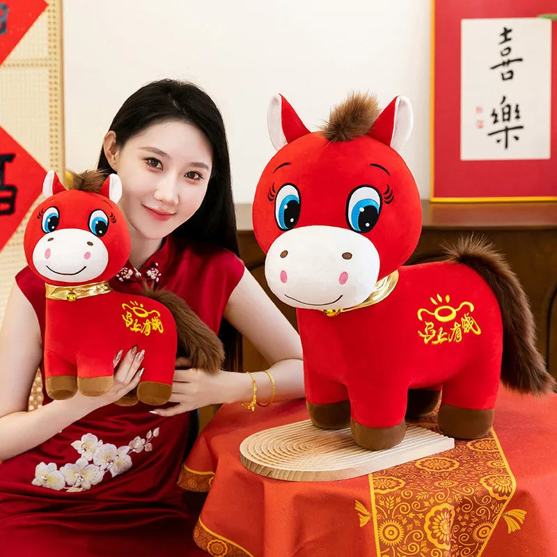 Mascotte Creativa Del Cavallo Anno Nuovo Con Faccia Piangente Decorazione Da Scrivania Regalo Per San Valentino Novità