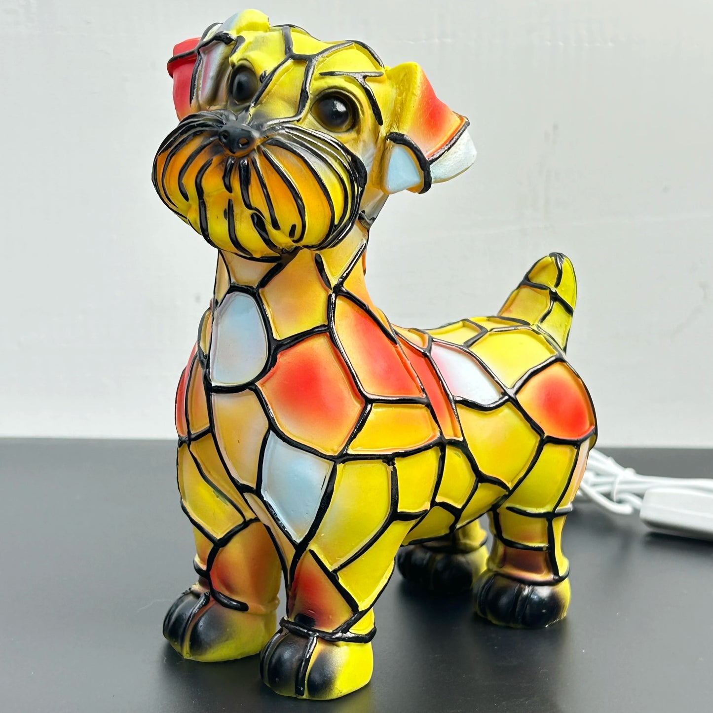 Divertimento Unico Artistico Carino A Forma Di Cane Ornamento Decorativo Luce Notturna Moderna Illuminazione Atmosferica